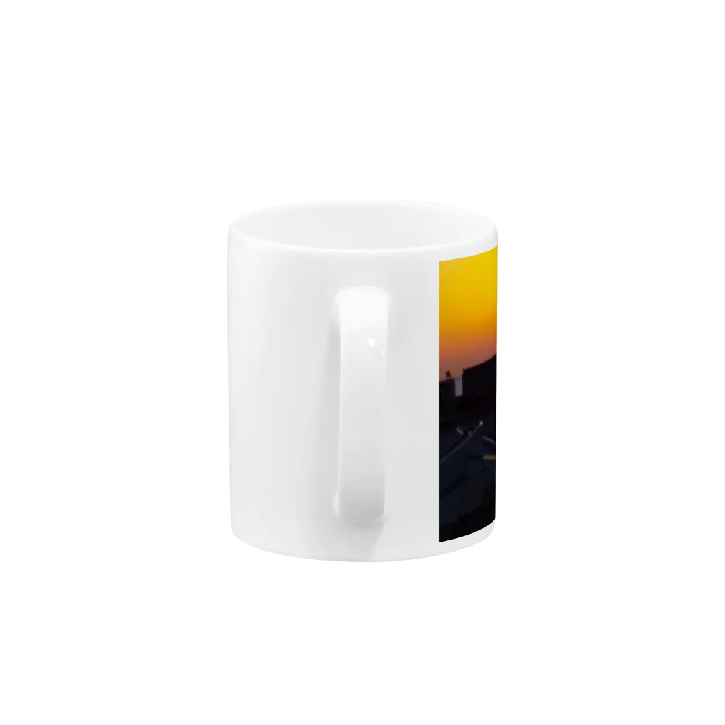 ta-chanの夕陽 Mug :handle