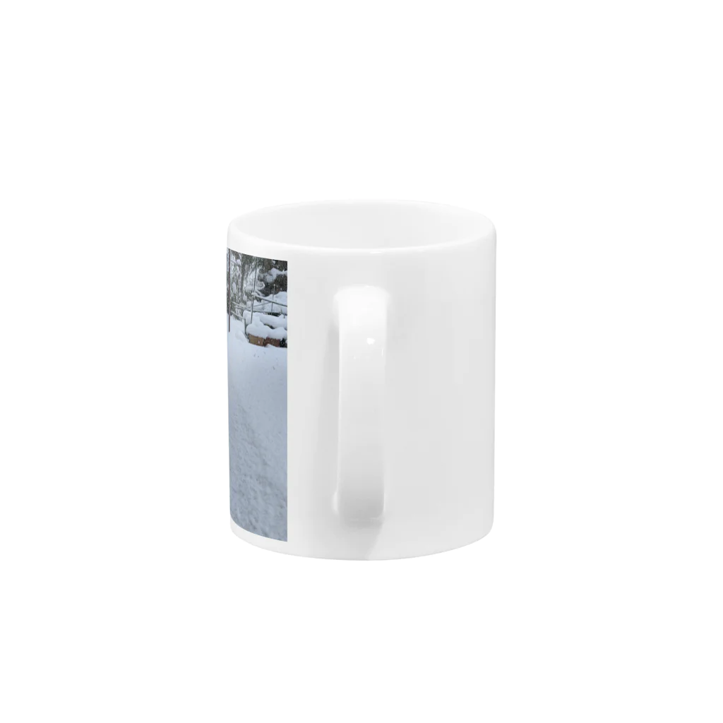 ちゅんちゅこのMATSURIの冬 Mug :handle