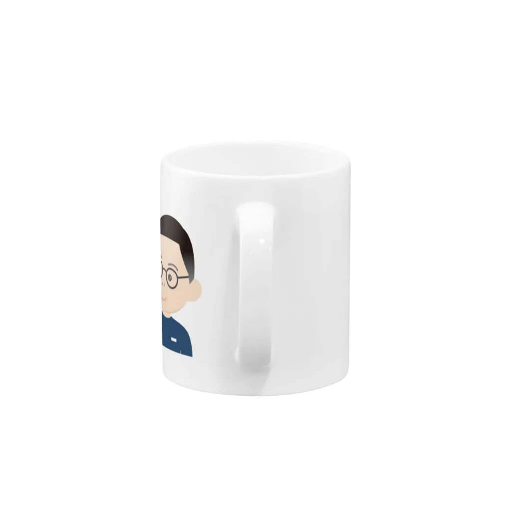 ろけっと🚀の顔イラスト（男） Mug :handle