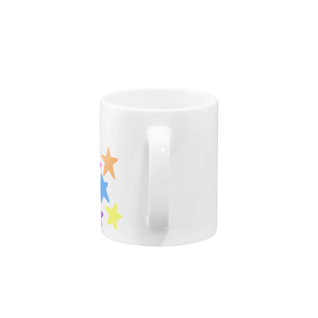 8★SHOPのパステルスター★☆ Mug :handle