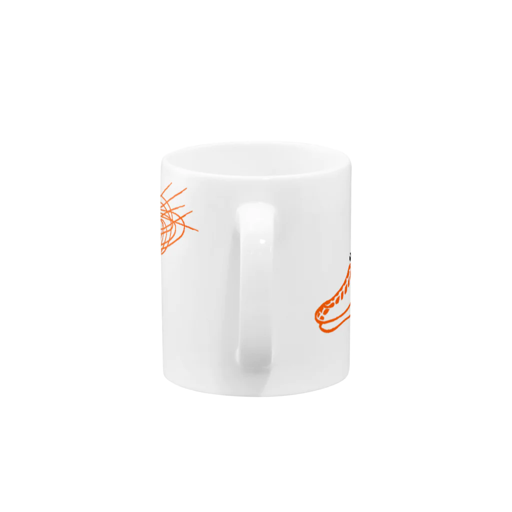 Hori shopのわにモロコシ Mug :handle