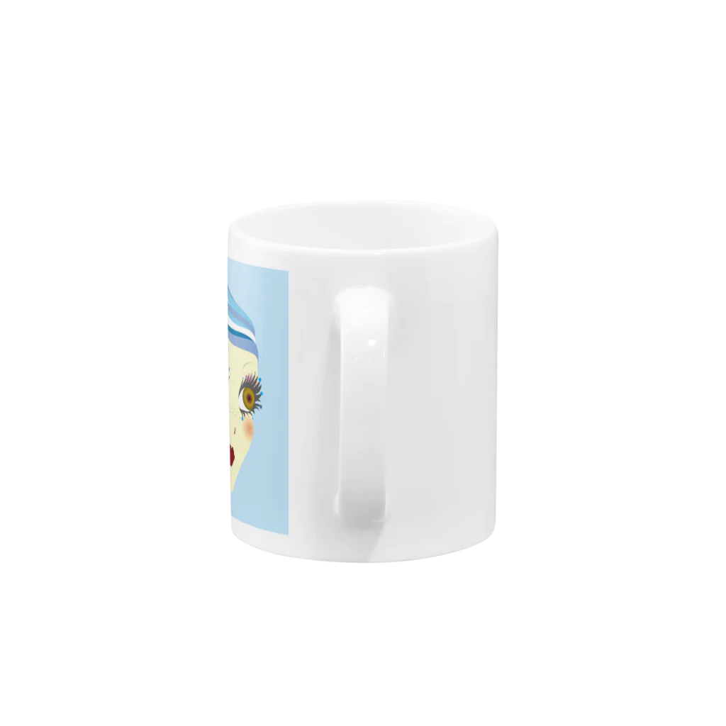 ゆうのクローズアップ Mug :handle