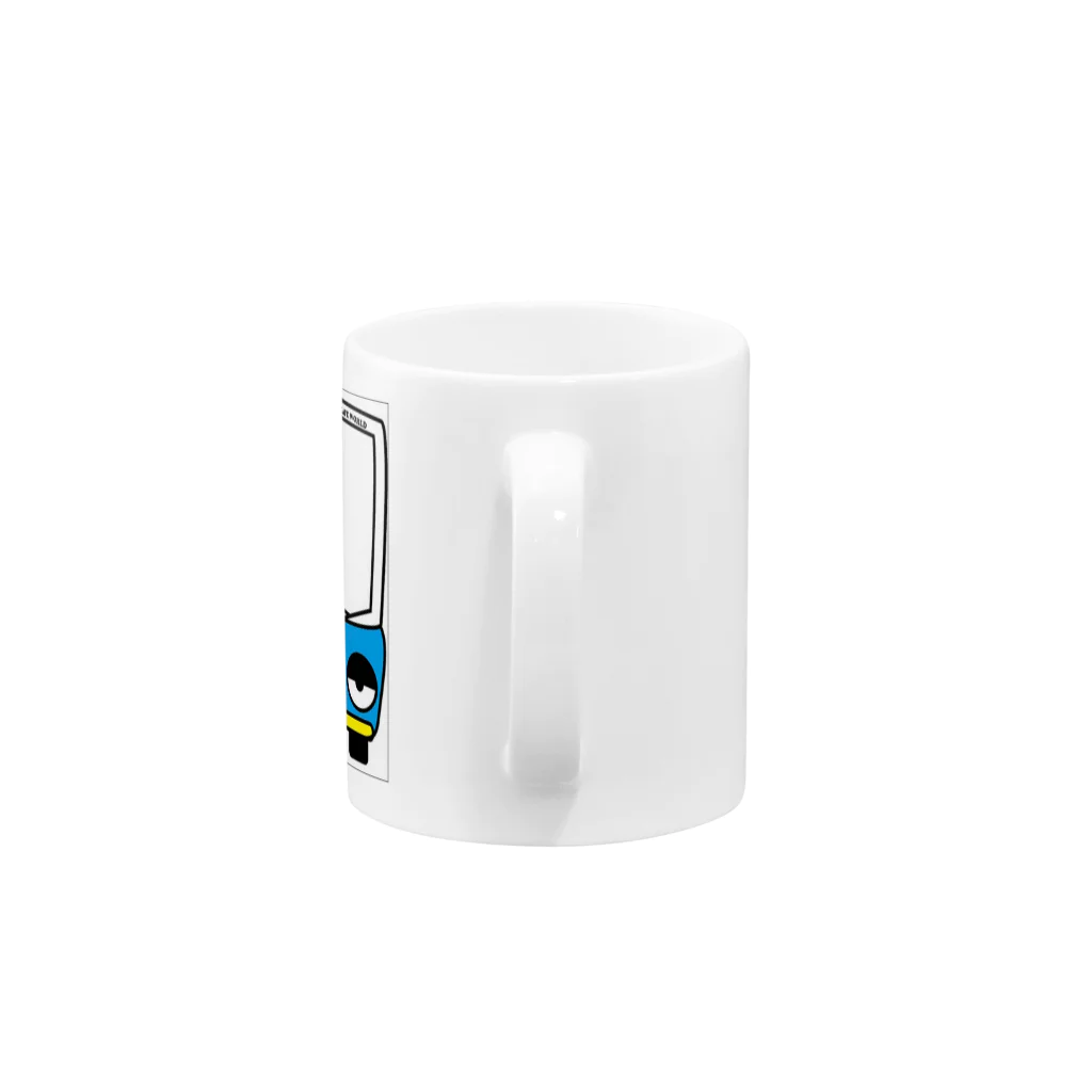 PANDACAFEのパンダカー Mug :handle