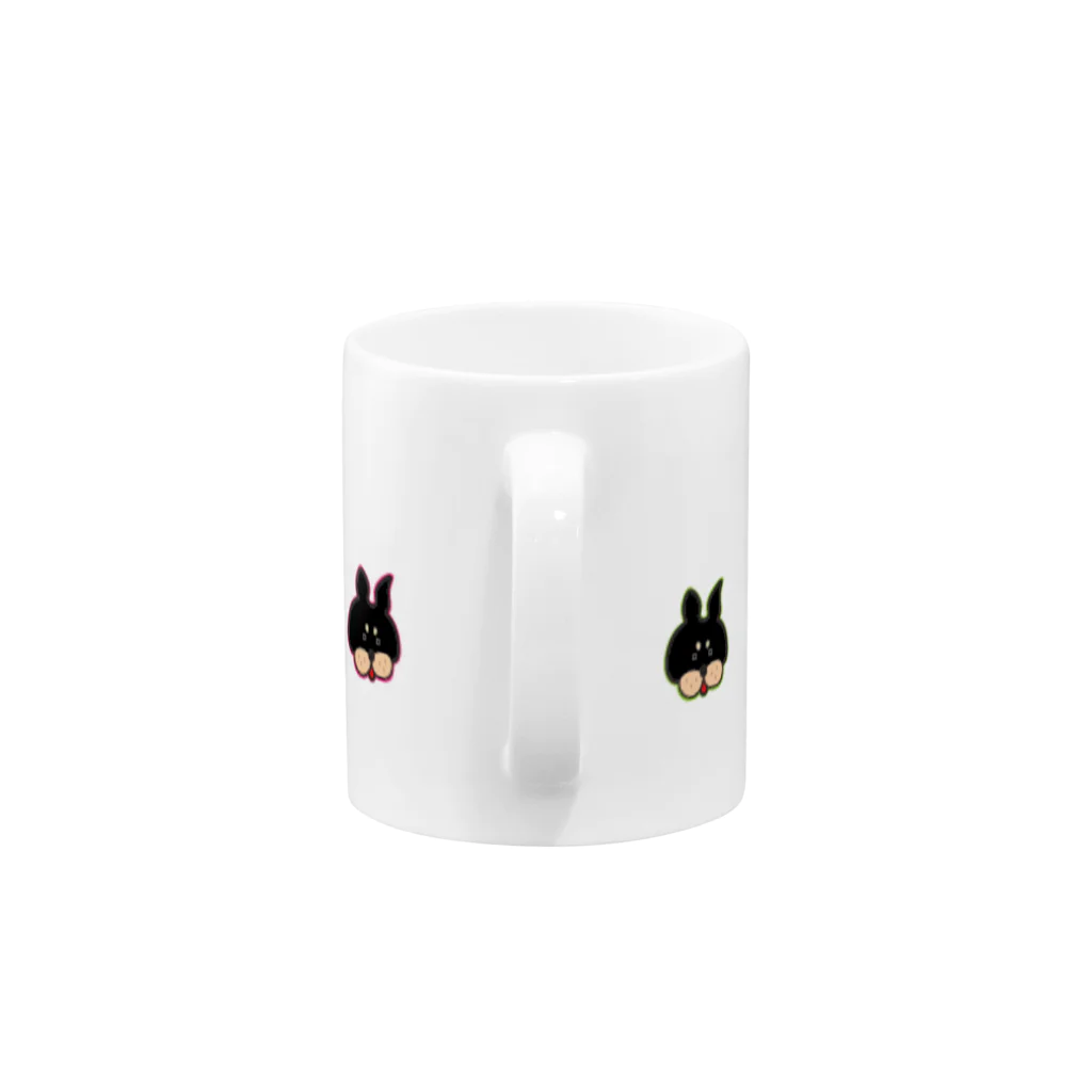 おがさわらぷー商店の二代目ぷーちゃんず Mug :handle