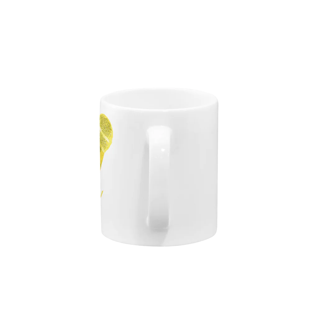 ツルマルデザインのI'm KARAOKE Queen Mug :handle