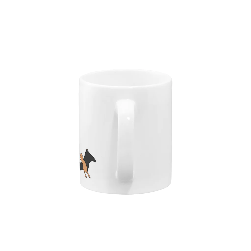 tonchpinch houseのコウモリ Mug :handle