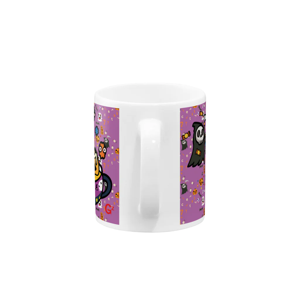 イラスト MONYAAT の【SZ】GAZIGAZI-HALLOWEEN・5 Mug :handle