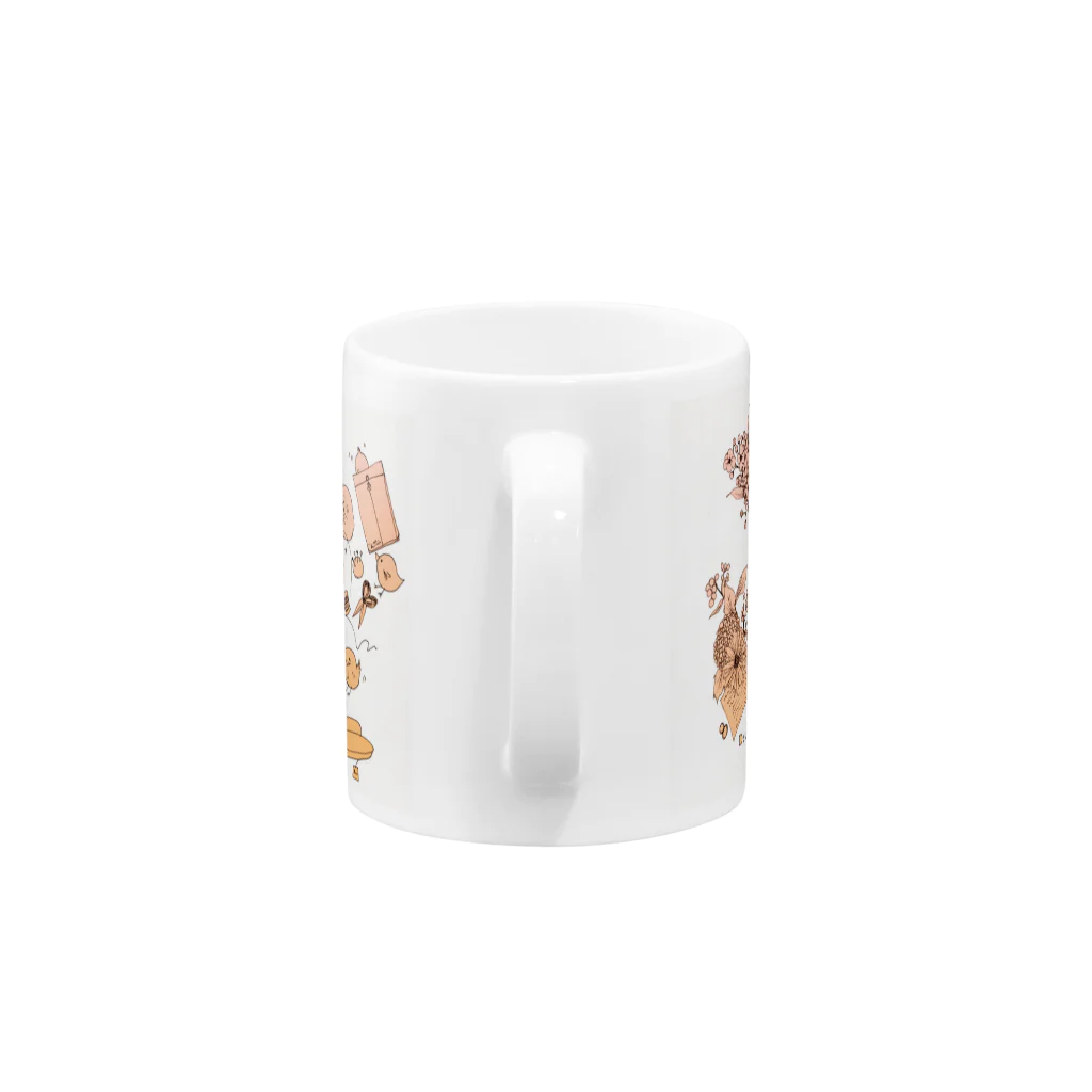 Venustaの賑やかひよこのマグ。-Novelty items- Mug :handle