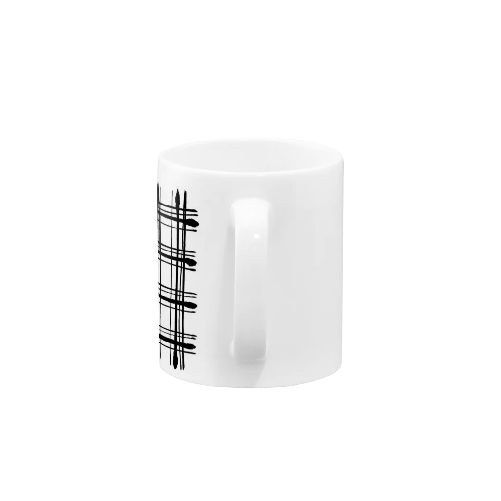 Rei Japanese Calligraphy Designのブラッシュラインシリーズ6 Mug :handle