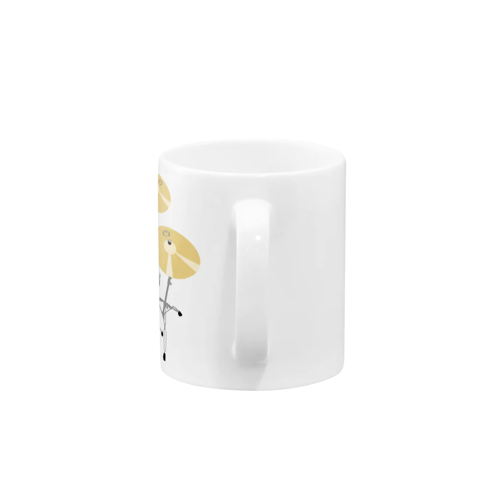 SABUROのドラムセット(ブルー) Mug :handle