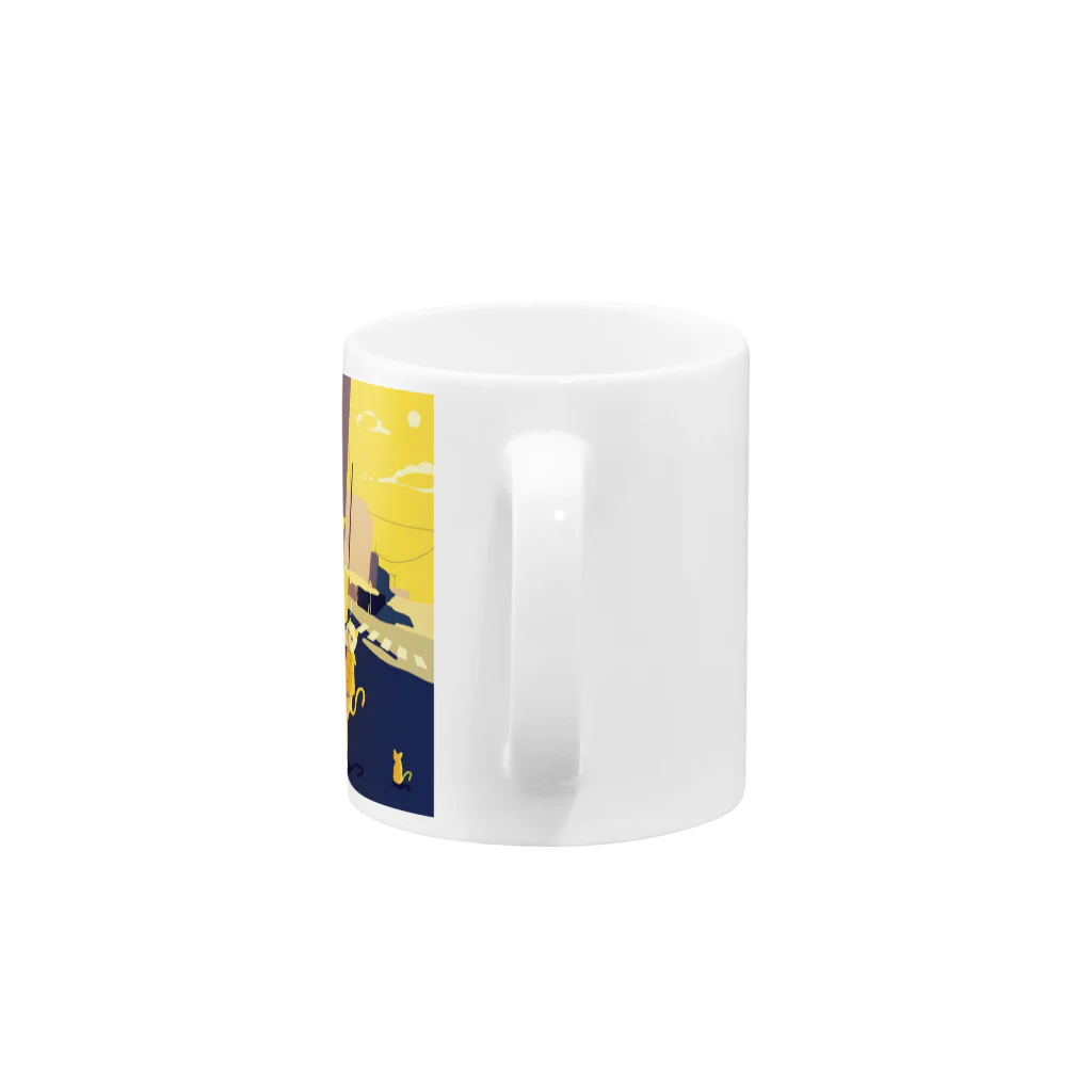 SHOP  たゆたう まほろばの「イエローシンドローム」 Mug :handle