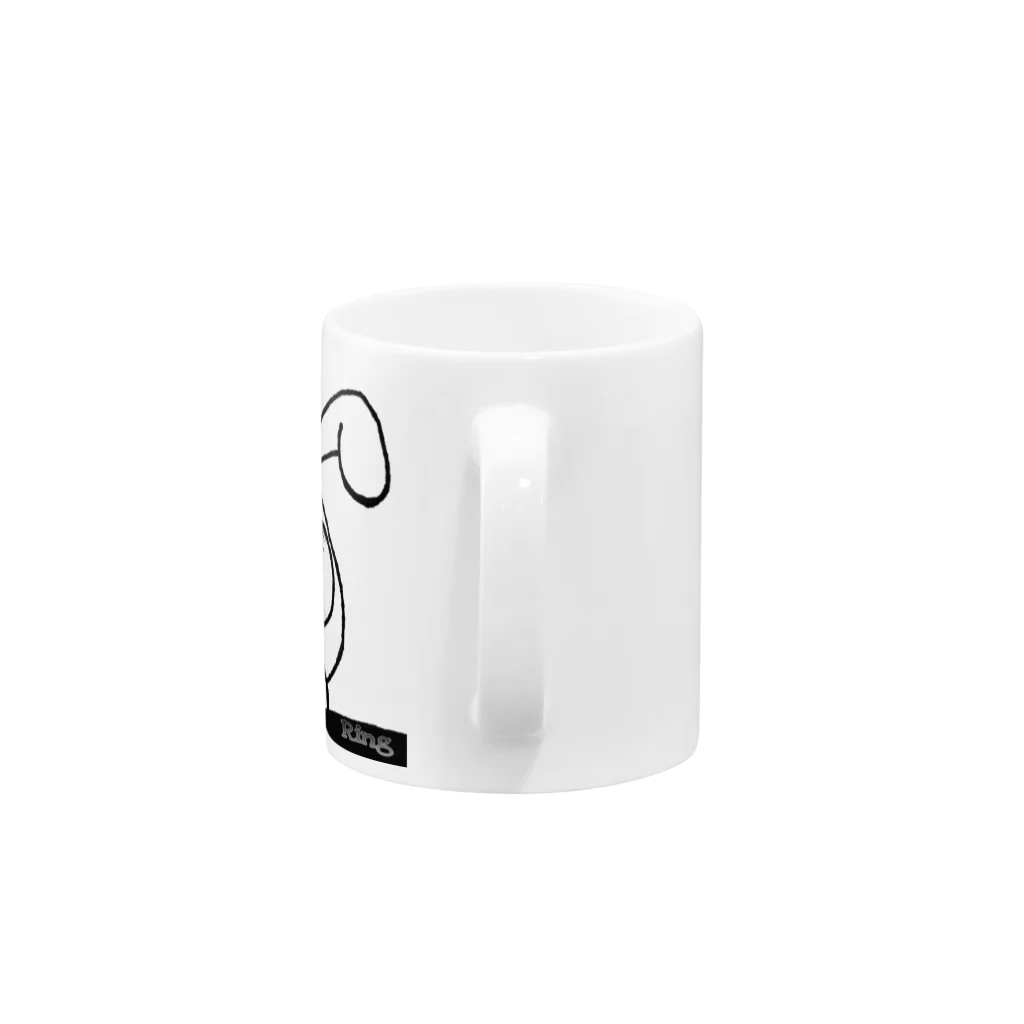 Ame-RingsのRingとお友 Mug :handle