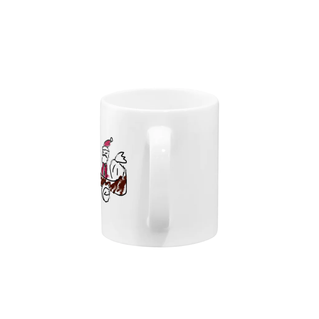 おつかいちゃんのハイスピードサンタさん Mug :handle