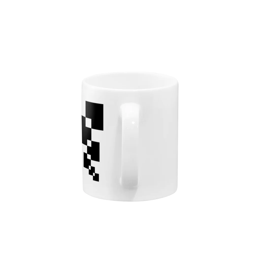 シンプルデザイン：Ｔシャツ・パーカー・スマートフォンケース・トートバッグ・マグカップのシンプルデザイン Mug :handle