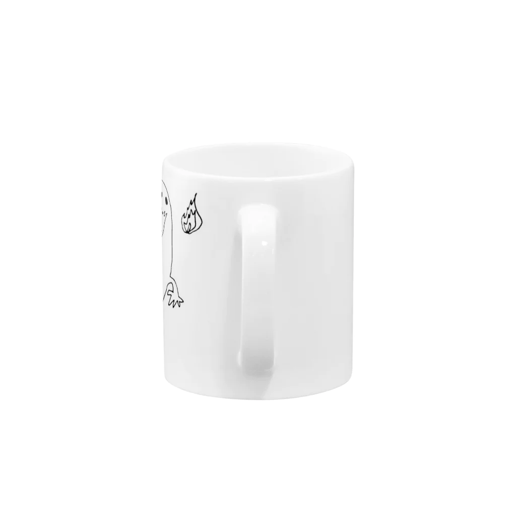 シブキ ナツのおばけ Mug :handle