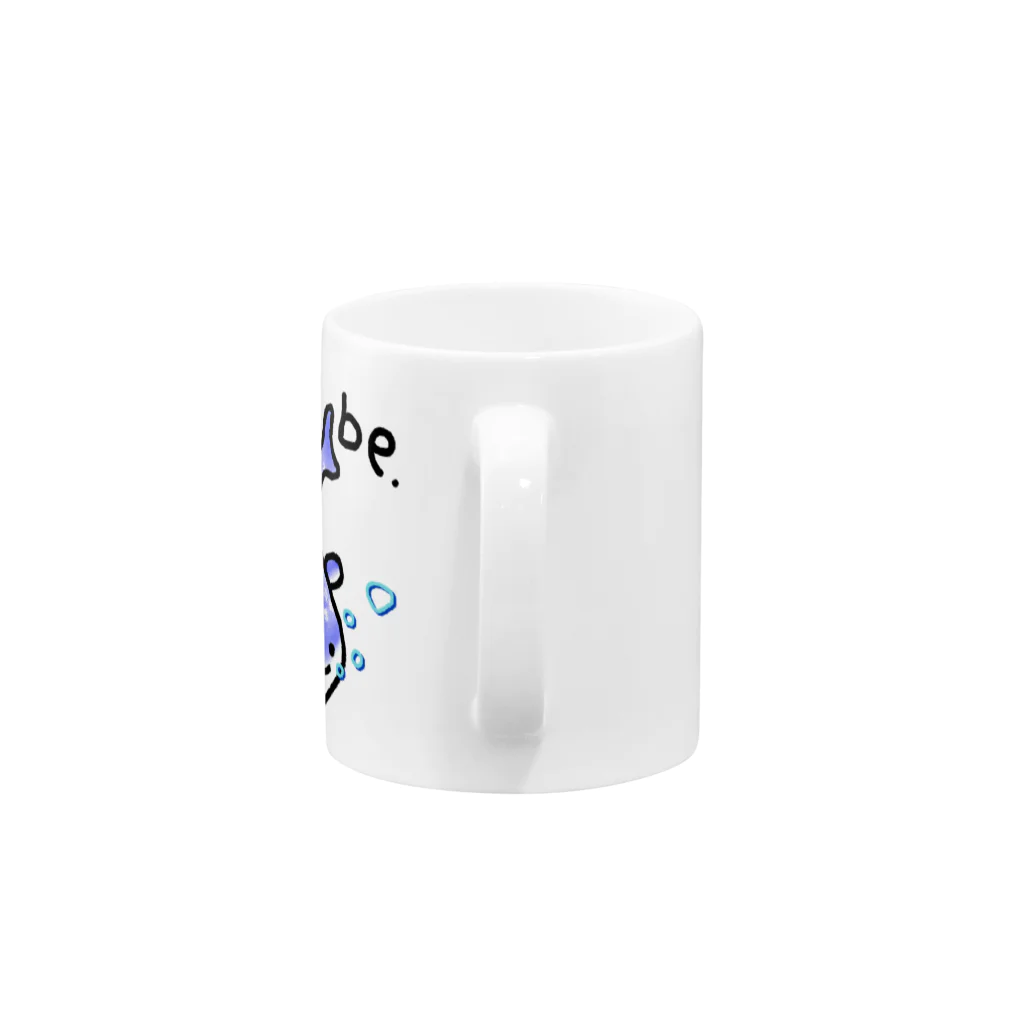 ぱくまる水産ののんびりじんべぇマグカップ Mug :handle