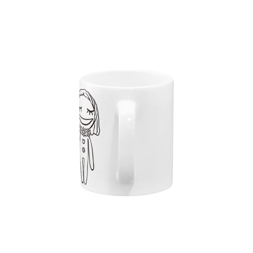 minnanowakuwakuのわく子(人間、女の子) Mug :handle