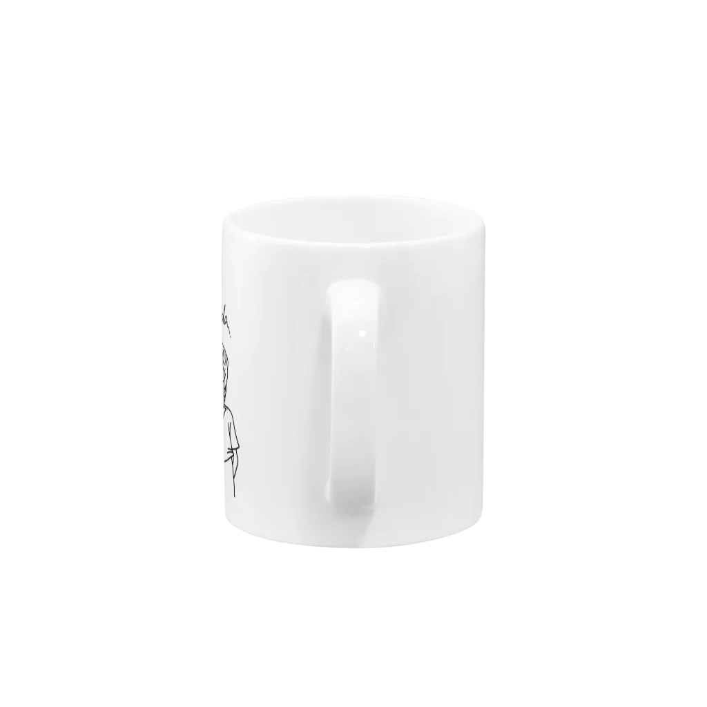 doragon85の小田商店　マグカップ Mug :handle