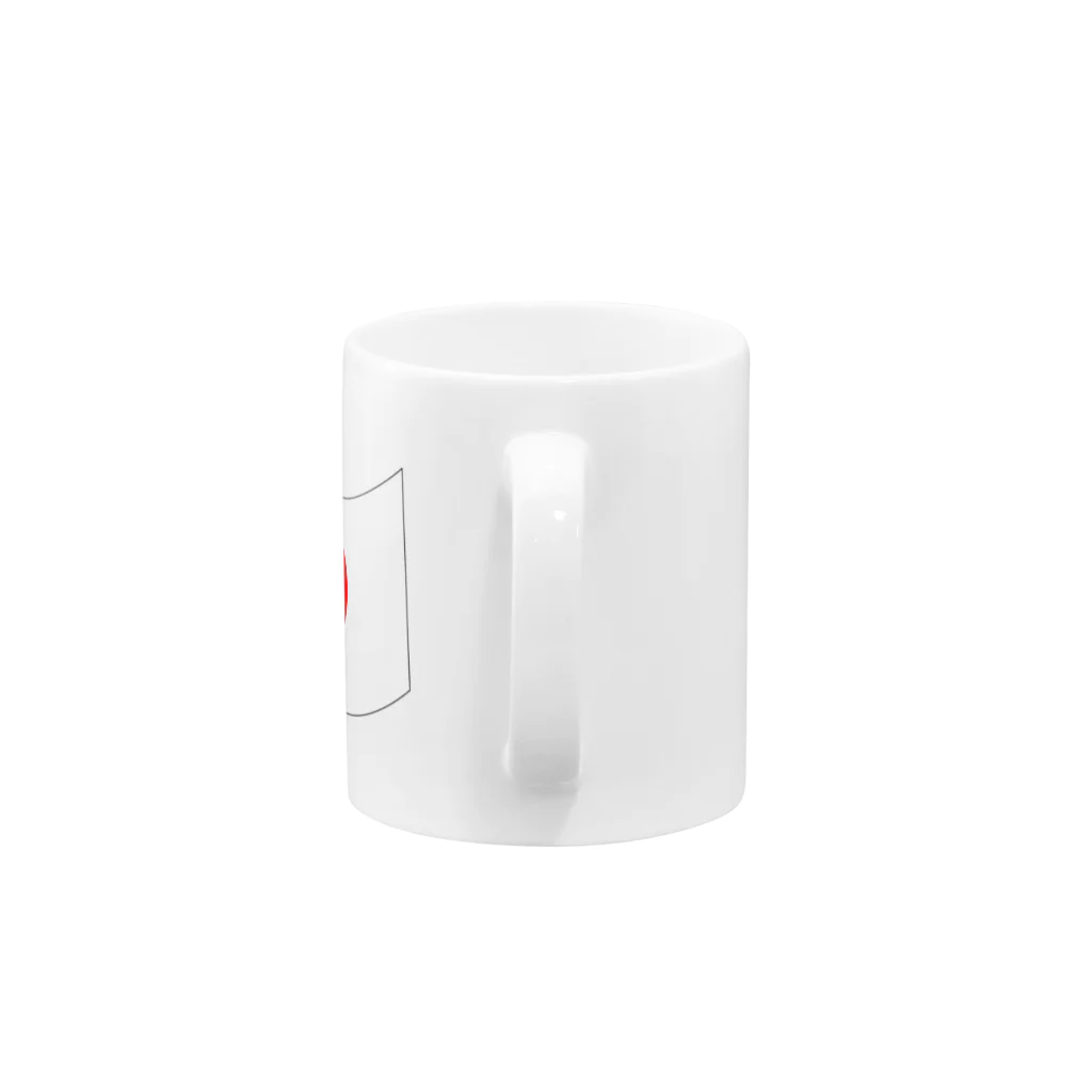 D-signの日本国旗 Mug :handle