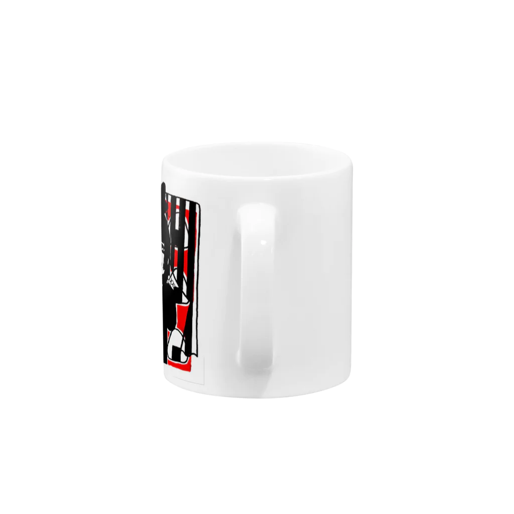 えのき の子  ☪の遺影ガール Mug :handle