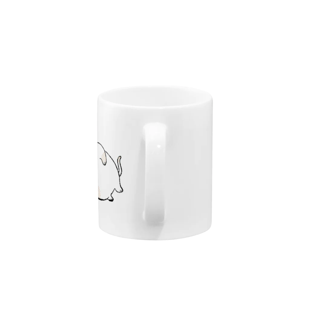 Fuyu_no1のやわらか猫ちゃん　マグカップ Mug :handle