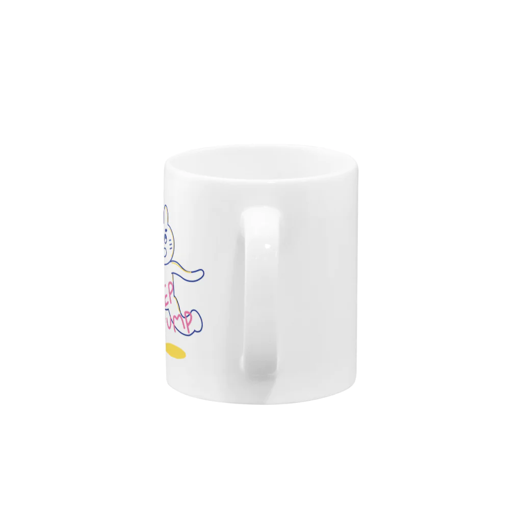 ちゃあのほっぴんぐうささん Mug :handle