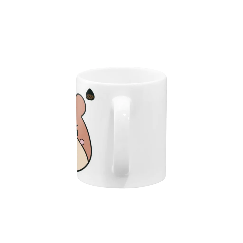 くまろんの◼︎くまろん◼︎ちょっぴりプンプンモード Mug :handle