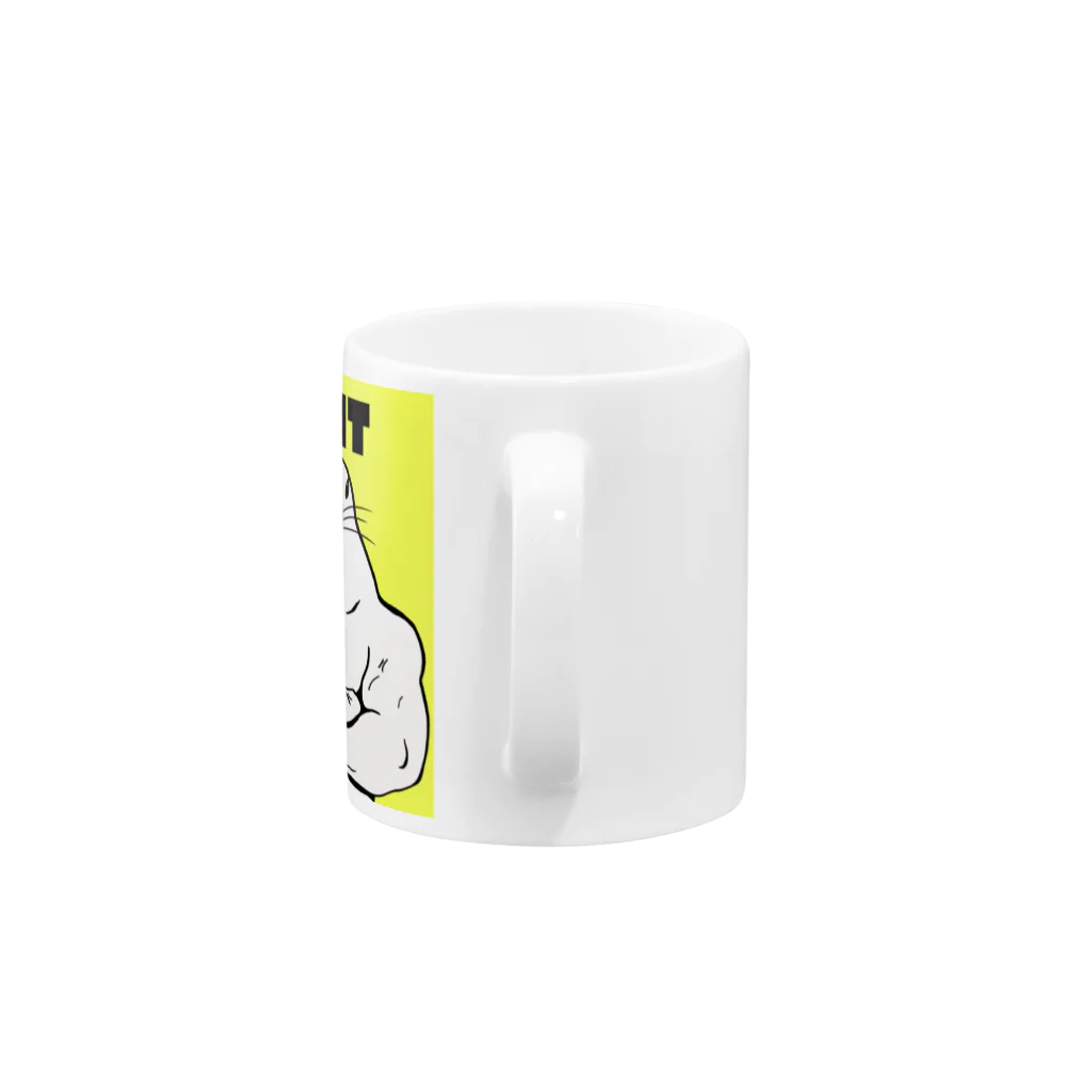 ばにたすの店の屈強なマーモット Mug :handle