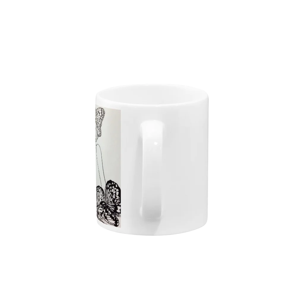 KemekodowのButterfly Mug :handle