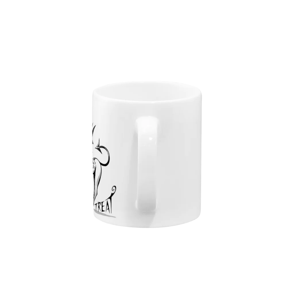 トマトカゲのハロウィン★デビルバンビ Mug :handle