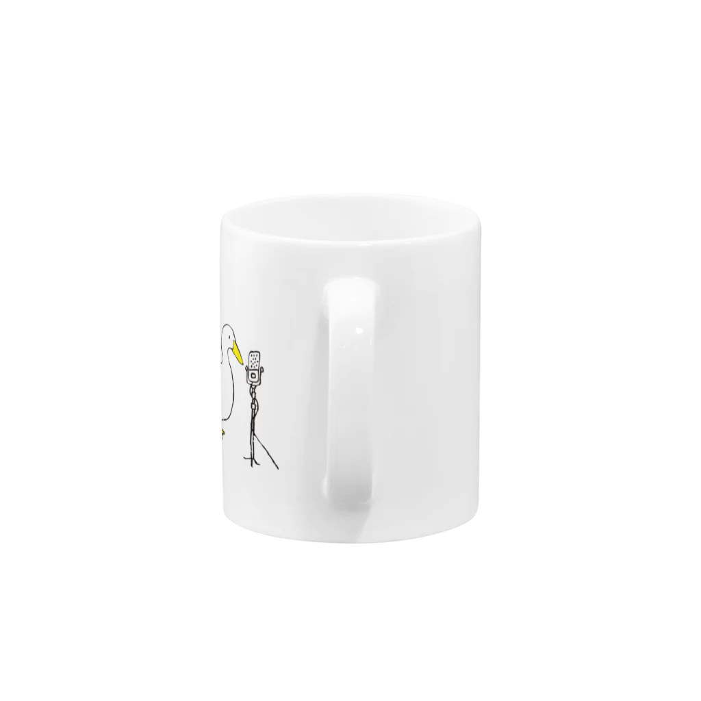 マイクチェックァのマイクチェックァ Mug :handle