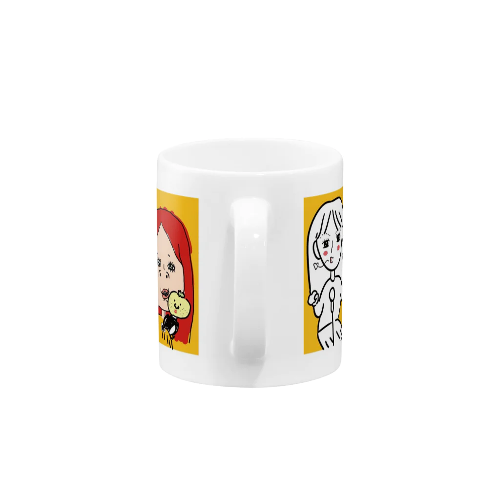 KAWAII工房のスプーンのなかまたち Mug :handle