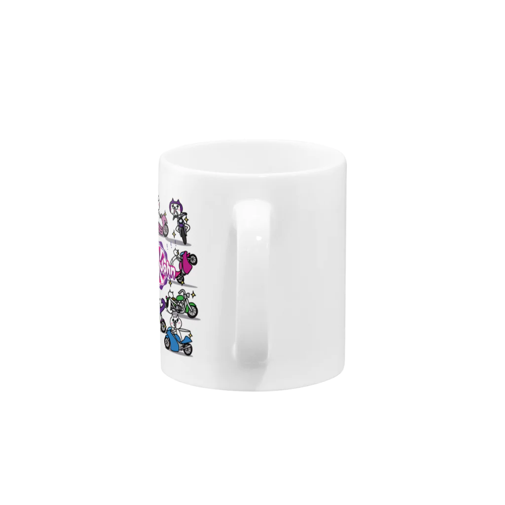 CANDYJOHNのMoto Life Mug :handle