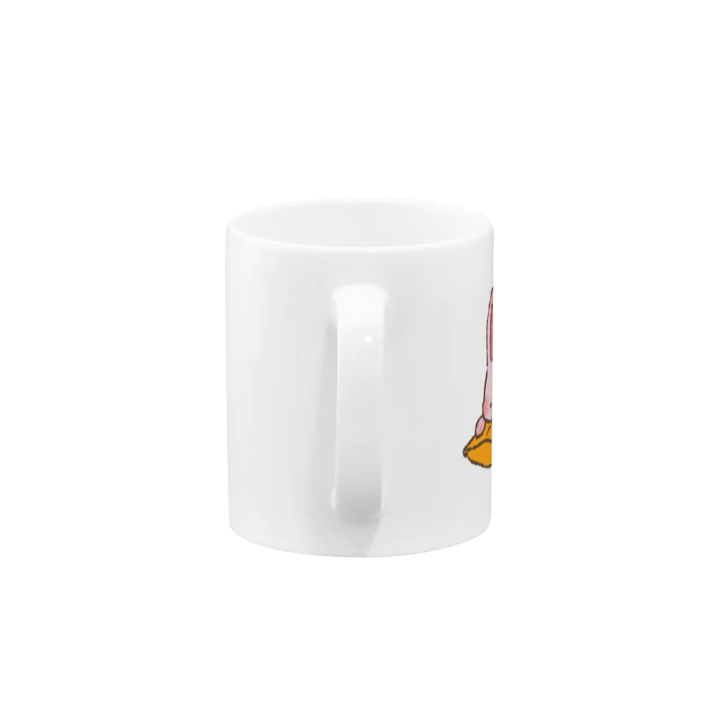 SHOP MIKEのすねウサギ Mug :handle