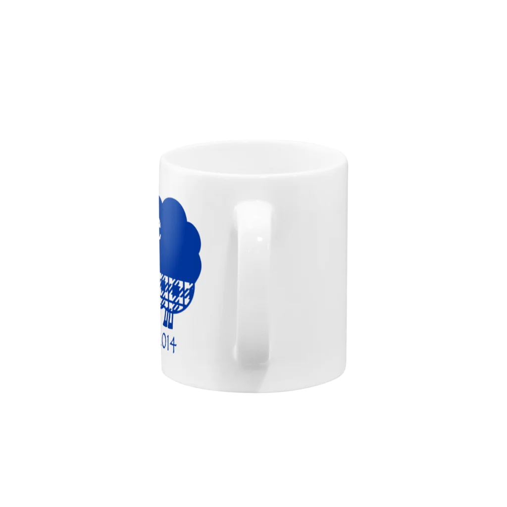 hodocoのガレリー　青 Mug :handle