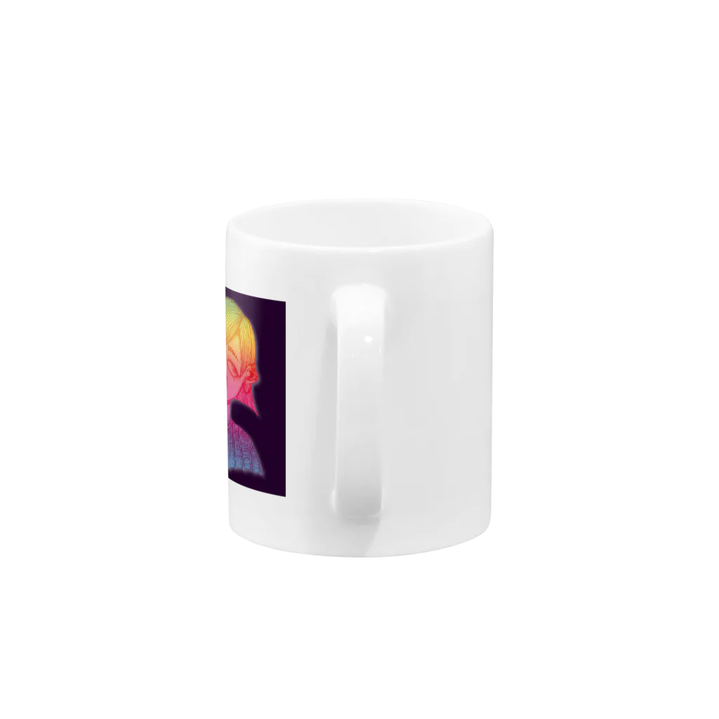 COCCOのけだるげ Mug :handle