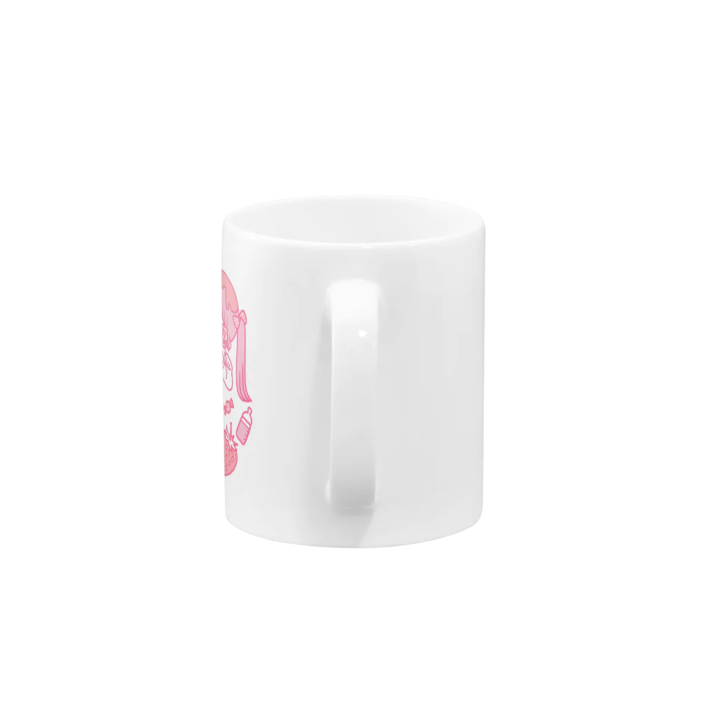 bootnoonのぺろぺろcandyあっかんべー Mug :handle