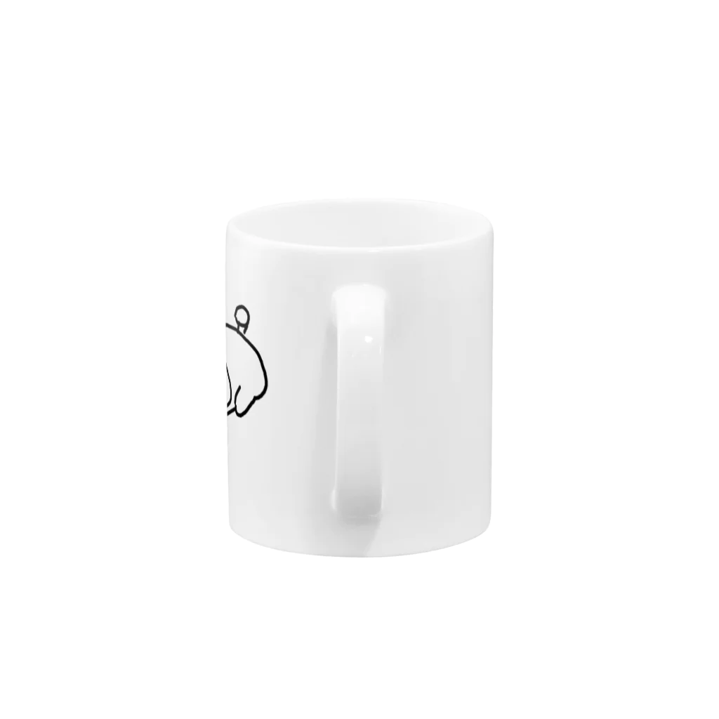 かわいいの大学のいやしのトイプードル Mug :handle