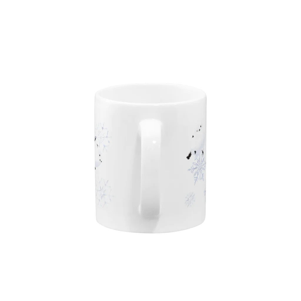 楓工房 ＊suzuri店＊の雪の妖精 Mug :handle