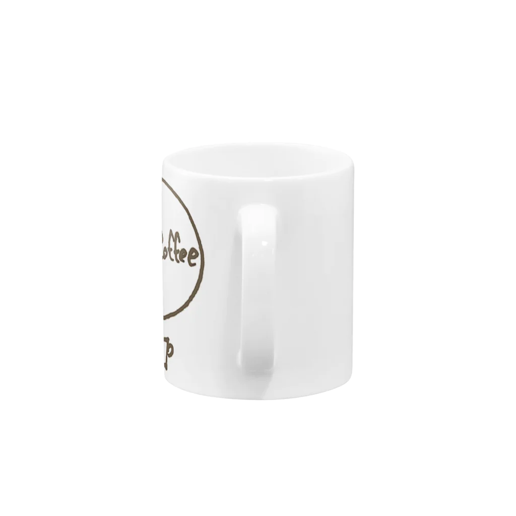 気球コーヒーの気球コーヒーロゴ　ハンドライト Mug :handle