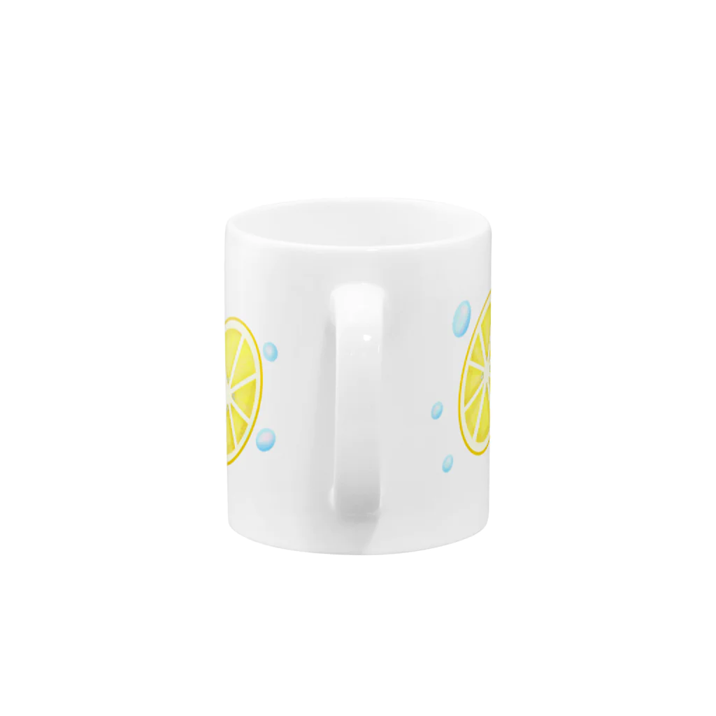 Lily bird（リリーバード）の爽やかスライスレモン Mug :handle