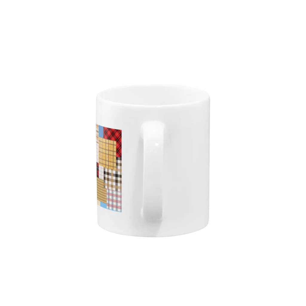 hazel99のパッチワーク Mug :handle