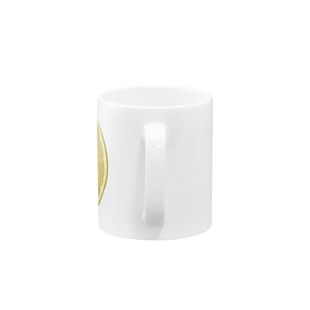 NORITAMAのLemon　レモン輪切り Mug :handle