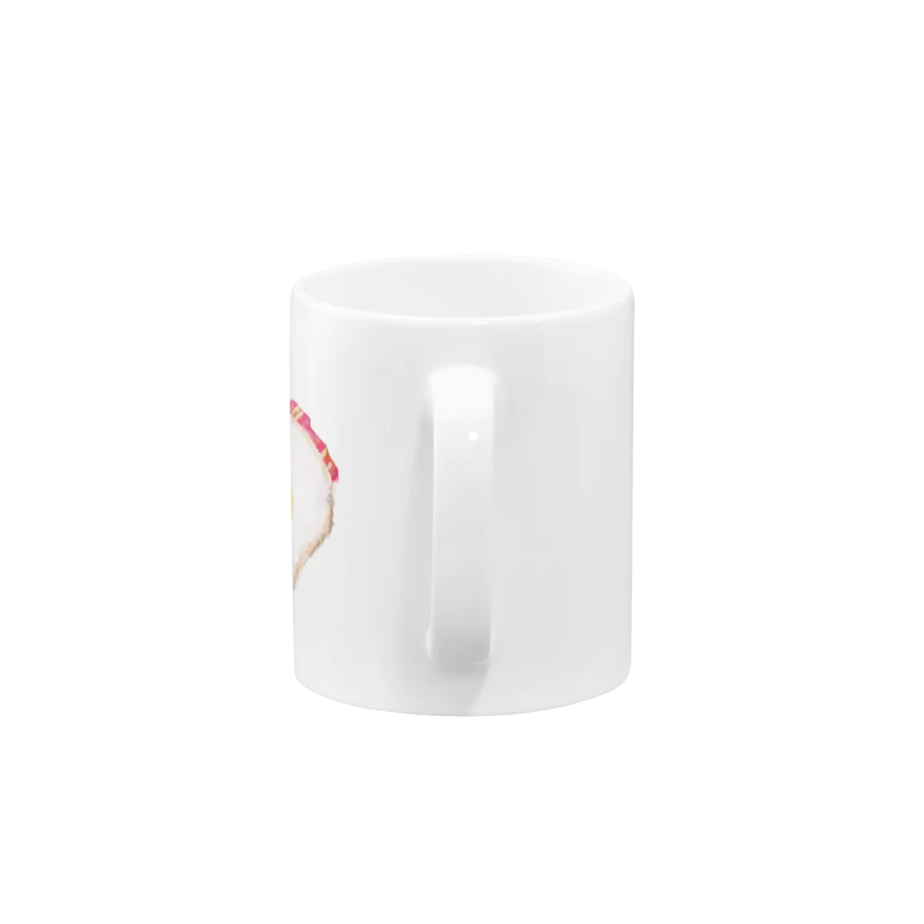 くろすけのベーコンエッグ Mug :handle