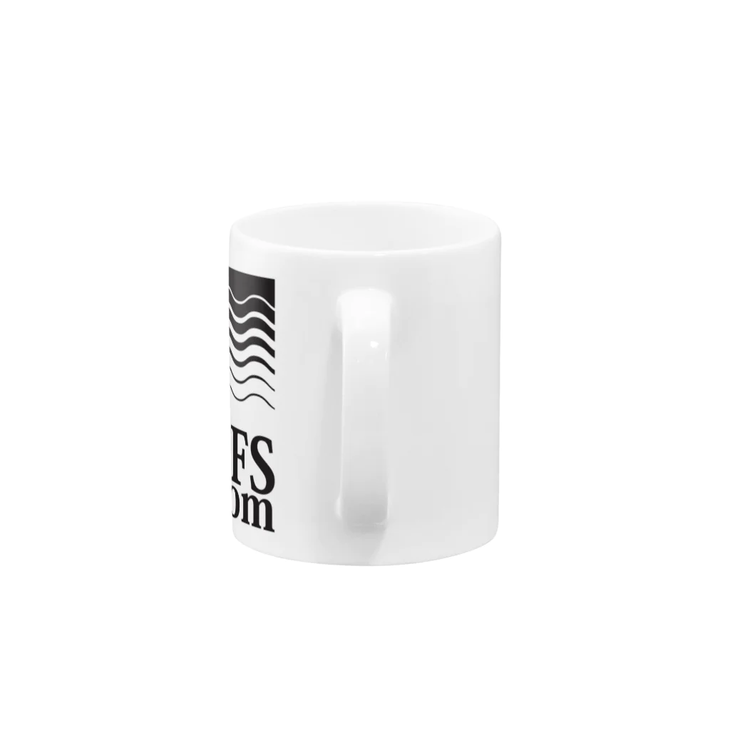 MFSのMFS room trim5(黒) Mug :handle