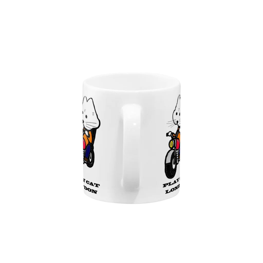 playcatのbiker playcat Mug :handle