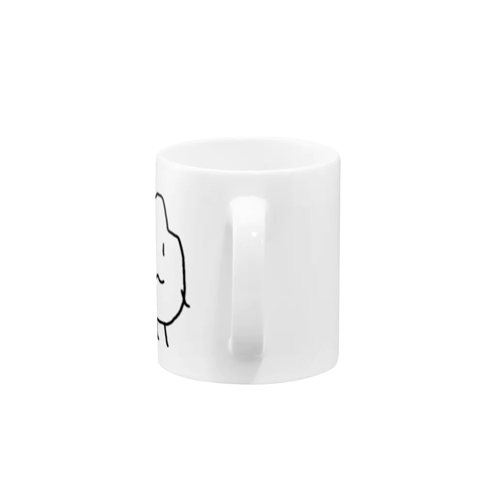 みおのゆる絵ぐっずのおこめちゃん Mug :handle