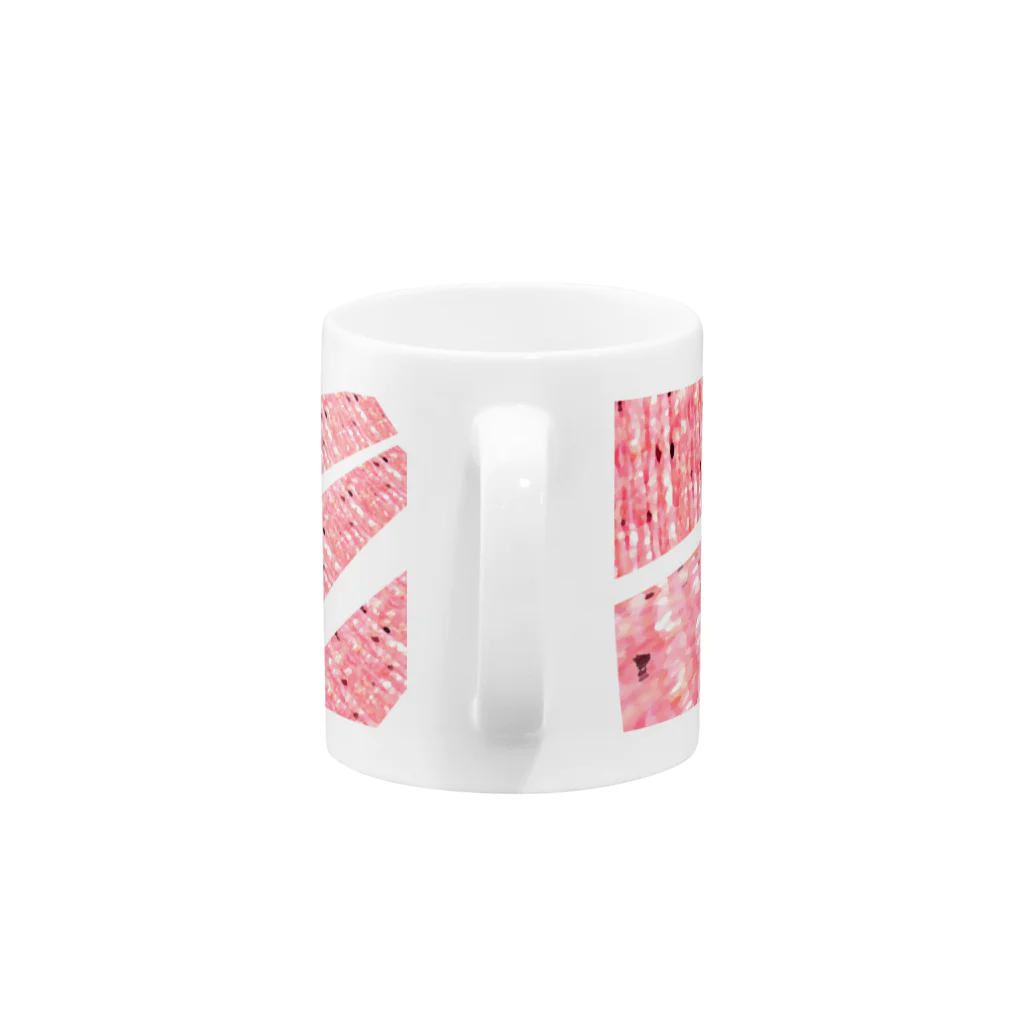 Danke Shoot Coffeeの腸詰の放射 Mug :handle