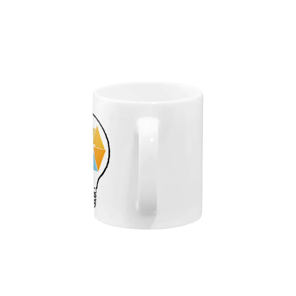 はっちぽっちのElectric bulb Mug :handle