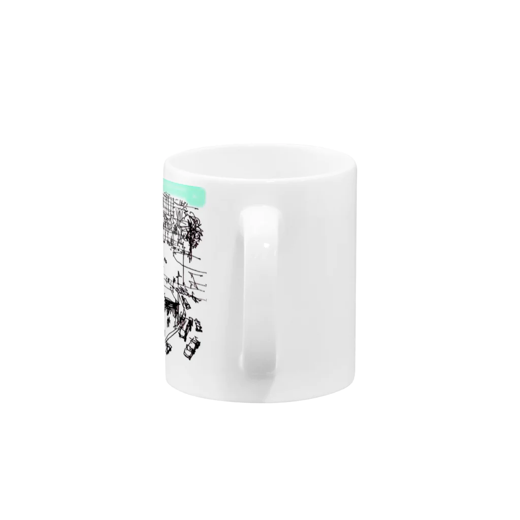 yt19380709の＃いくぞ岩田屋　　さらば東京駅 Mug :handle